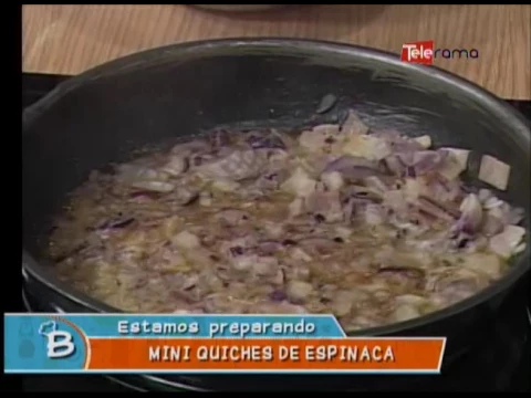 Mini quiches de espinaca