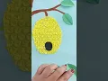 beehive craft painting using bubble wrap