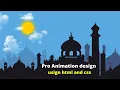 animation design use Html and Css Moving cloud Using CSS Animation - 2020