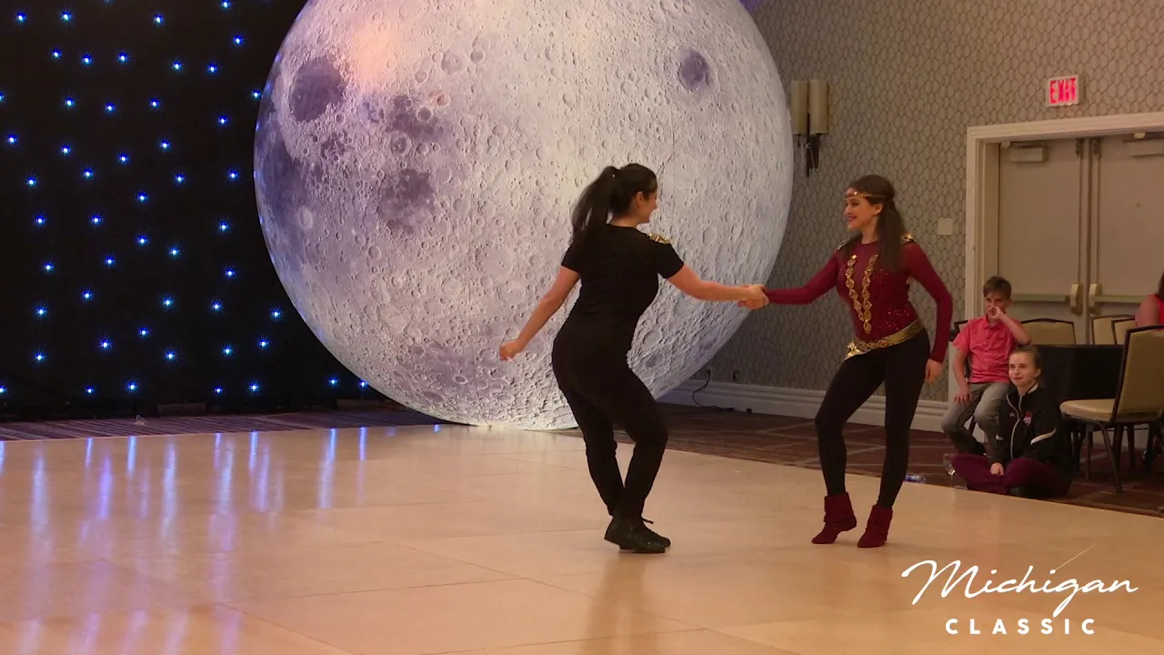 Michigan Classic 2019 Rising Star Katia Grigoriants & Rebecca Tasetano