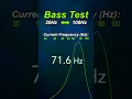 Download Lagu Bass Test 20Hz to 100Hz #basstest #speakertest #subwoofer #shorts