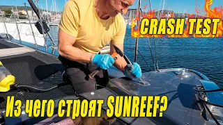 Устанавливаем лебёдку Capstan на катамаран Sunreef – распаковка, монтаж и тест корпуса!