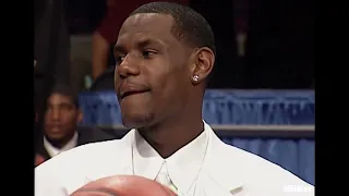 2003 NBA Draft - Carmelo Anthony LeBron James They got you in the front