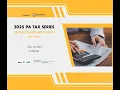 2025 Tax Series Getting Started with myPATH