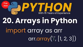 Python Array Array in Python