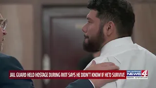 Oklahoma County Jail guard who was held hostage during riots says he didn t know if he d survive