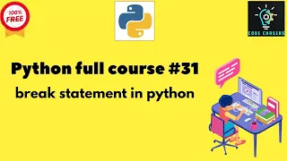 Python full course break statement in python
