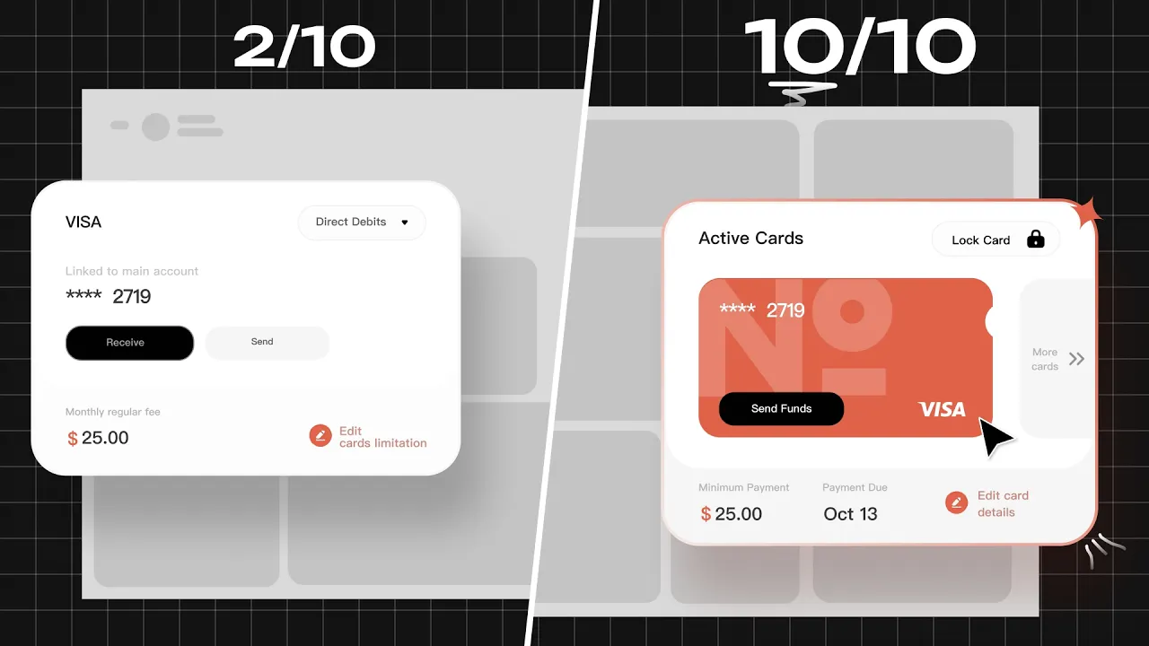 Redesigning a Finance Dashboard UI from SCRATCH (ft. Dribbble): video thumbnail