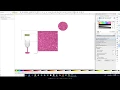 Inkscape Mock up Patternfill Wineglass Stem
