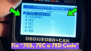 How to Fix 7EB 7EC o 7ED Code