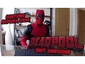 DEADPOOL Movie Suit Unboxing Costume Replica Cave
