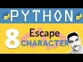 Python tutorial 8 Escape Character for Strings in Python by Manish Sharma