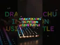 Draw Pikachu in Python Turtle