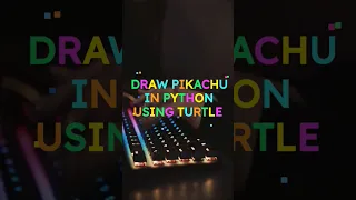 Draw Pikachu in Python Turtle
