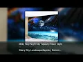 Milky Way Night Sky Tapestry Moon Night Starry Sky Landscape Tapestry Bohemian Psychedelic Home