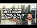 What is the NYC Senior Citizen Homeowners Exemption