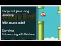 how to make a flappy bird game in html and js with source code