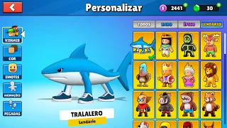 SKIN DO TRALALERO TRALALA NO STUMBLE GUYS