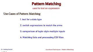 C Language Functional Techniques - Pattern Matching C Getting Started