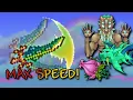 Max Speed Terra Blade vs All Terraria Bosses