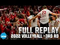 Wisconsin vs Penn State 2022 NCAA volleyball regional semifinals FULL REPLAY