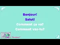 Beginner French For Greeting People Sing Along Song   BASHO & FRIENDS 4k Learning   Bonjour   Hello