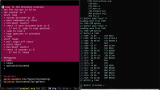 6502 Assembly Language Debugging and Future Plans