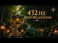 432Hz Hidden Bamboo Temple Deep Relaxation Forest Stream Ambience 4K ULTRA