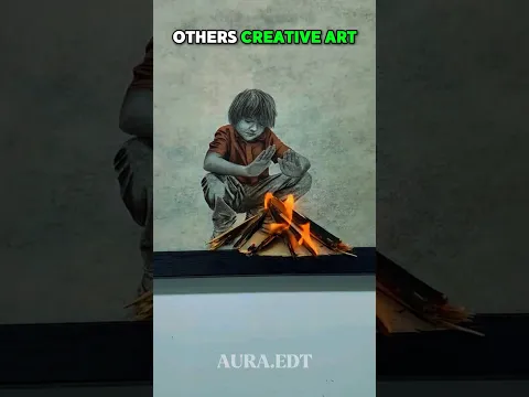 Normal Art vs The KING of Creativity ☠️ #edit #trending #troll #trollface