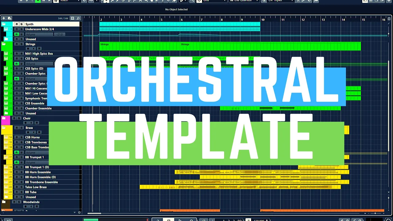 Cubase 10.5 Tutorial: Create an ORCHESTRAL/TRAILER TEMPLATE