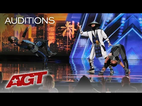 WOW EPIC Dance Crew Delivers Mortal Kombat x Street Fighter Show Americas Got Talent 2019