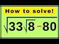Germany Trickiest Square Root Algebra Problem Can You Solve It Math Olympiad