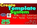 Create Template System 25 Frame Border and Border Radius PHP MySQL CSS Tutorial Series