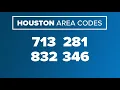 What is Houston s area code