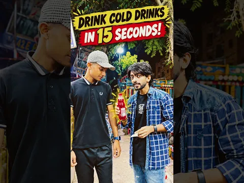 Cold drinks challenge 🤑