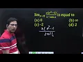 lim x 0 x e x-1 1-cos x is equal to NIMCET Impetus Gurukul