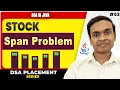 Stock Span Problem in Java Stack Interview Problem DSA in Java Full Course