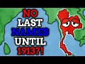 Thailand s Last Name Problem