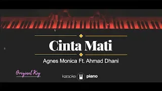 Download Cinta Mati (ORIGINAL KEY) Agnes Monica \u0026 Ahmad Dhani (KARAOKE PIANO) MP3