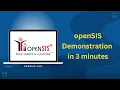 openSIS Demo in 3 Minutes All-in-One Student Information System Overview