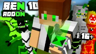 ben10 add on v3 1 for mcpe 1 16 become any alien 
