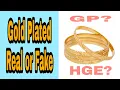 Ano ang Gold Plated Ano ang meaning ng G P at H G E