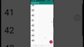 Android ScrollView demo