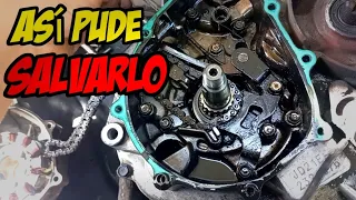 NO creerás como quedo esta moto  SIN ACEITE 😬 sorpresa honda