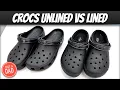 Crocs Unlined vs Lined Comparison