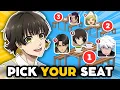 WHERE WOULD YOU SIT in the ANIME CAFETERIA ANIME QUIZ