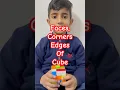 Learn Faces Corners and Edges of a Cube