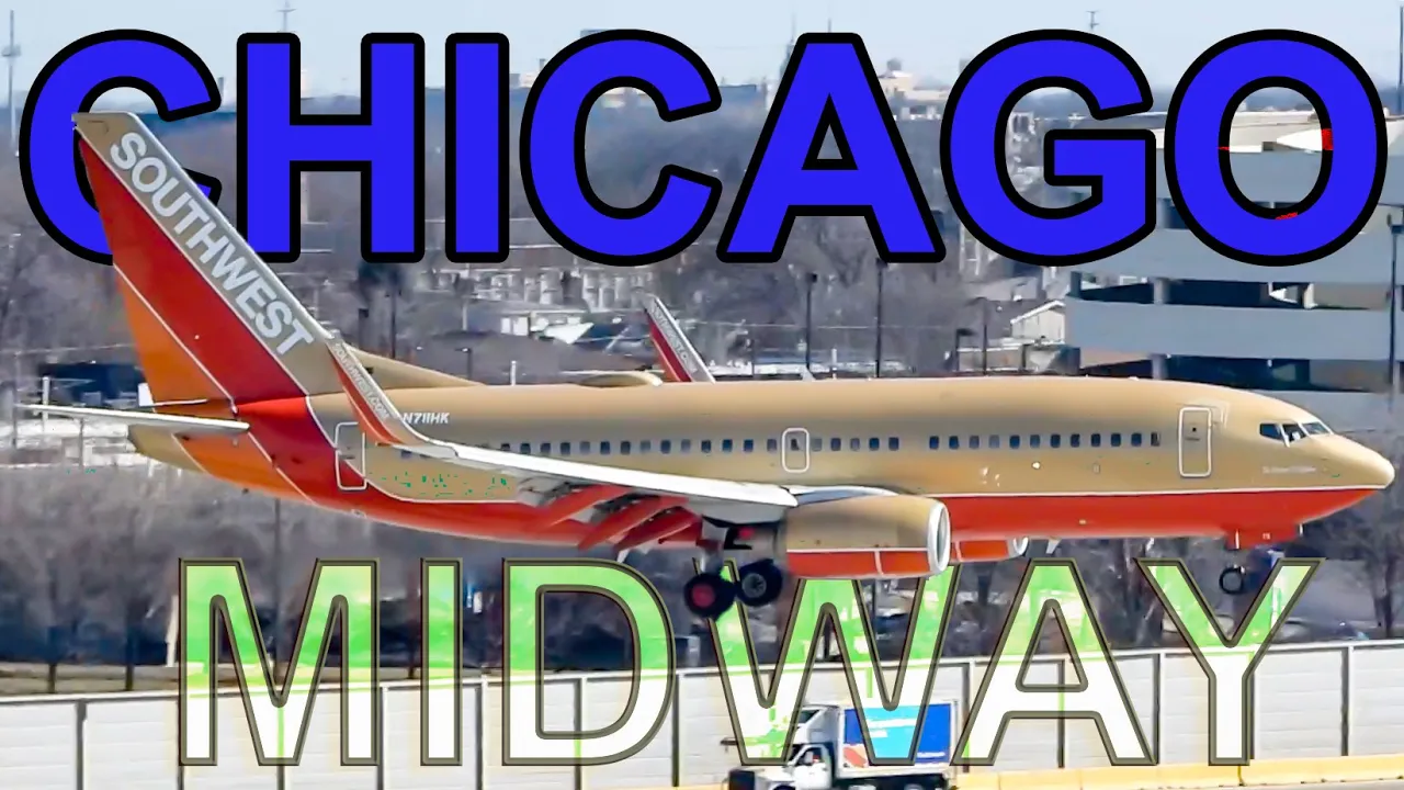 Landing at Chicago Midway (MDW) :: 737-700 :: Southwest Airlines