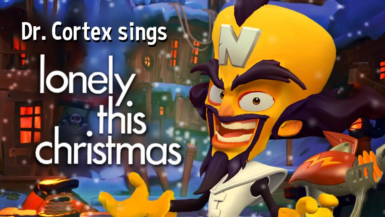Dr. Cortex sings 'Lonely This Christmas' ♪