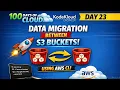 Day 23 Data Migration Between S3 Buckets Using AWS CLI KodekloudEngineer DevopsDelight